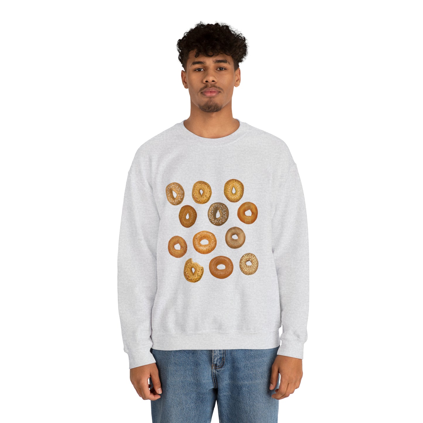 Bagels Unisex Heavy Blend Crewneck Sweatshirt