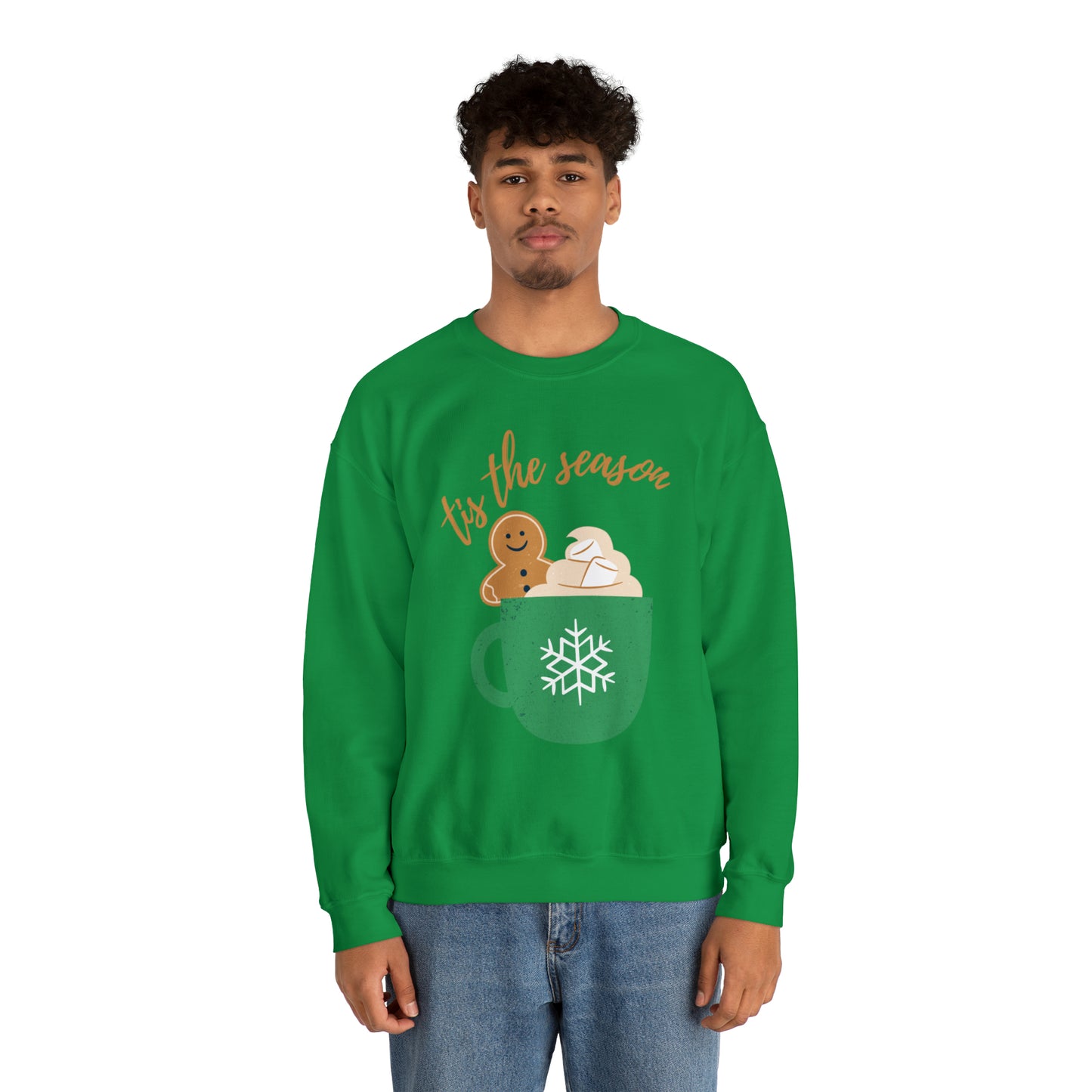 Tis The Season Latte Unisex Heavy Blend Crewneck Sweatshirt
