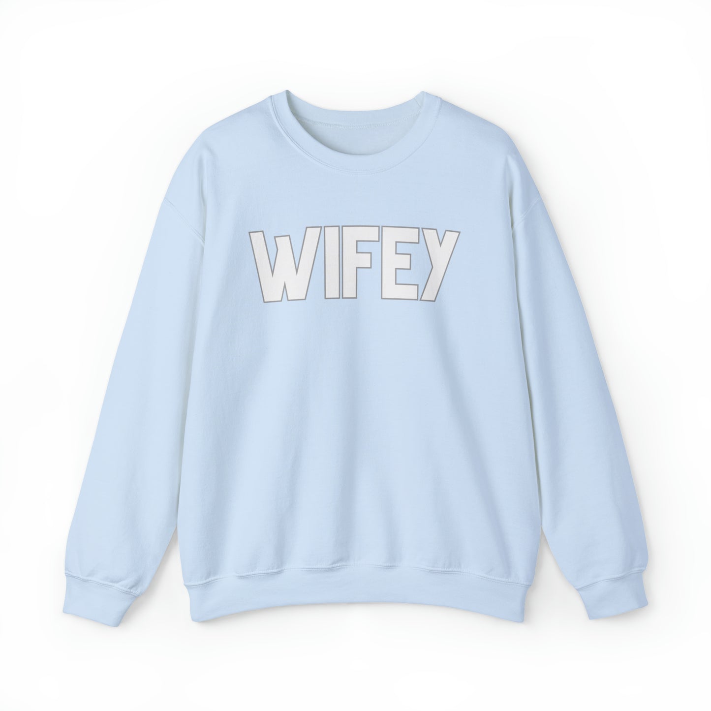 Wifey Unisex Heavy Blend Crewneck Sweatshirt