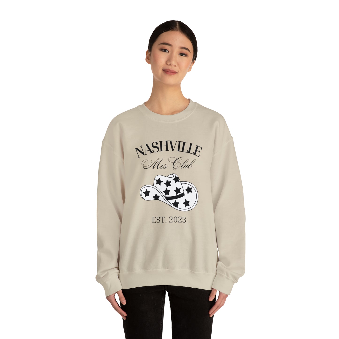 Nashville Mrs Club Unisex Heavy Blend Crewneck Sweatshirt