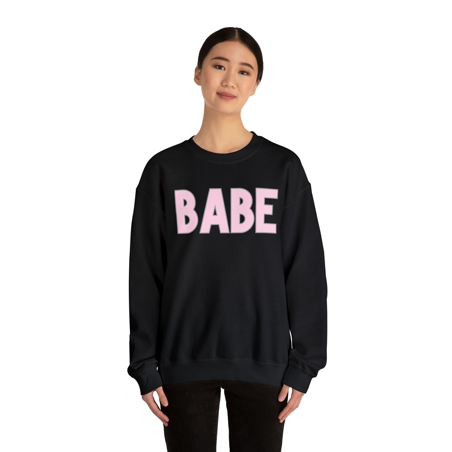 Babe Unisex Heavy Blend Crewneck Sweatshirt