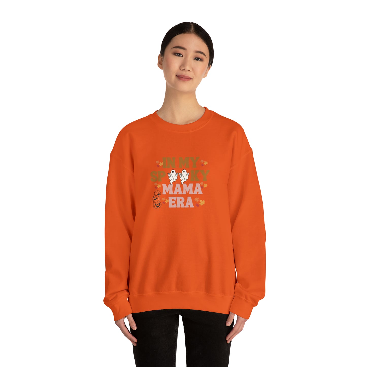 In My Spooky Mama Era Unisex Heavy Blend Crewneck Sweatshirt