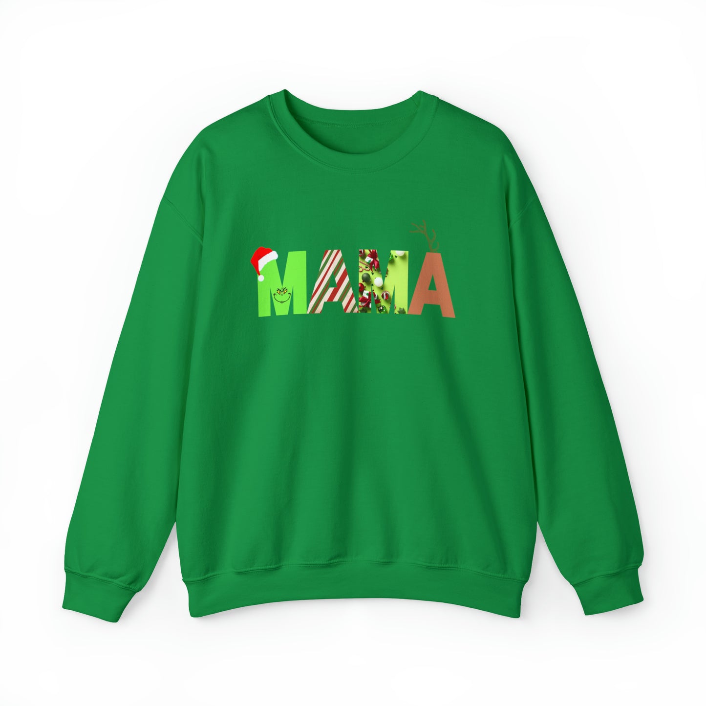Mama Grinch Unisex Heavy Blend Crewneck Sweatshirt