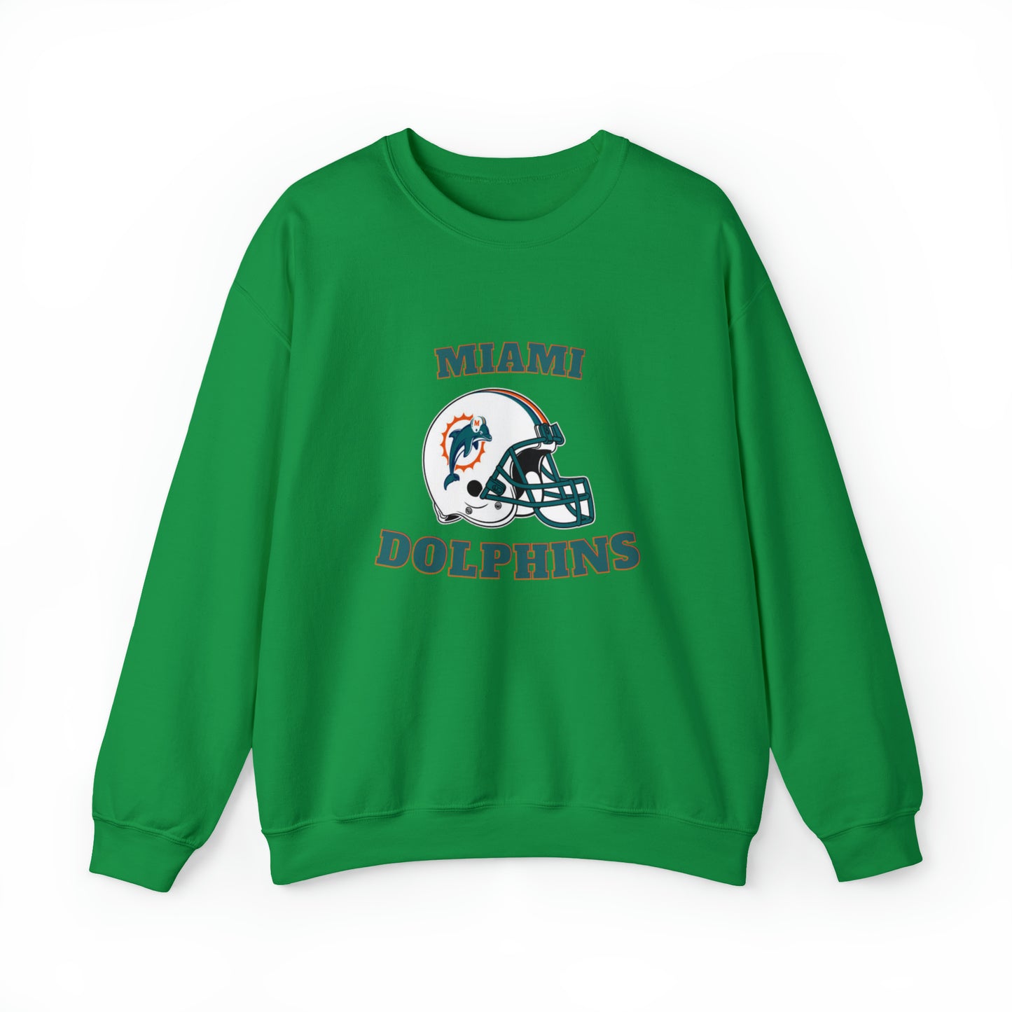 Miami Dolphins Unisex Heavy Blend Crewneck Sweatshirt