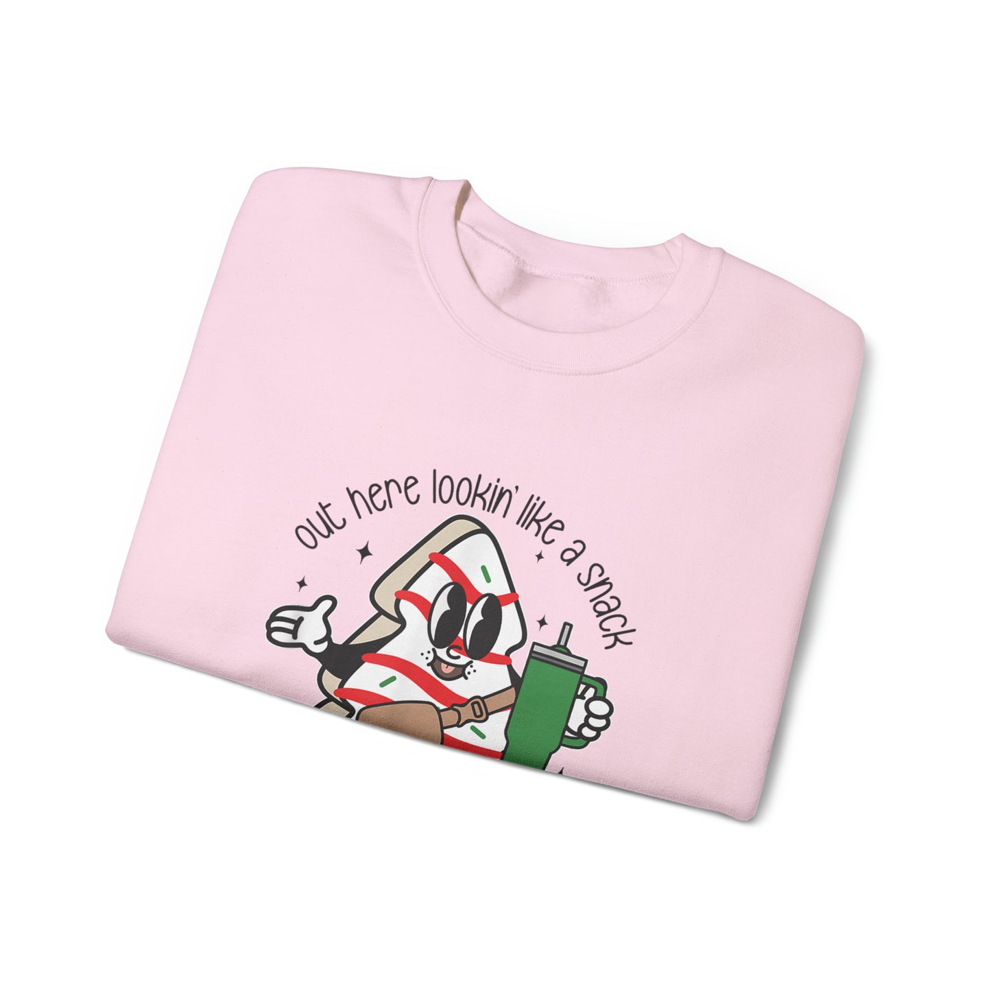 Out Here Looking Like A Snack Unisex Heavy Blend Crewneck Sweatshirt