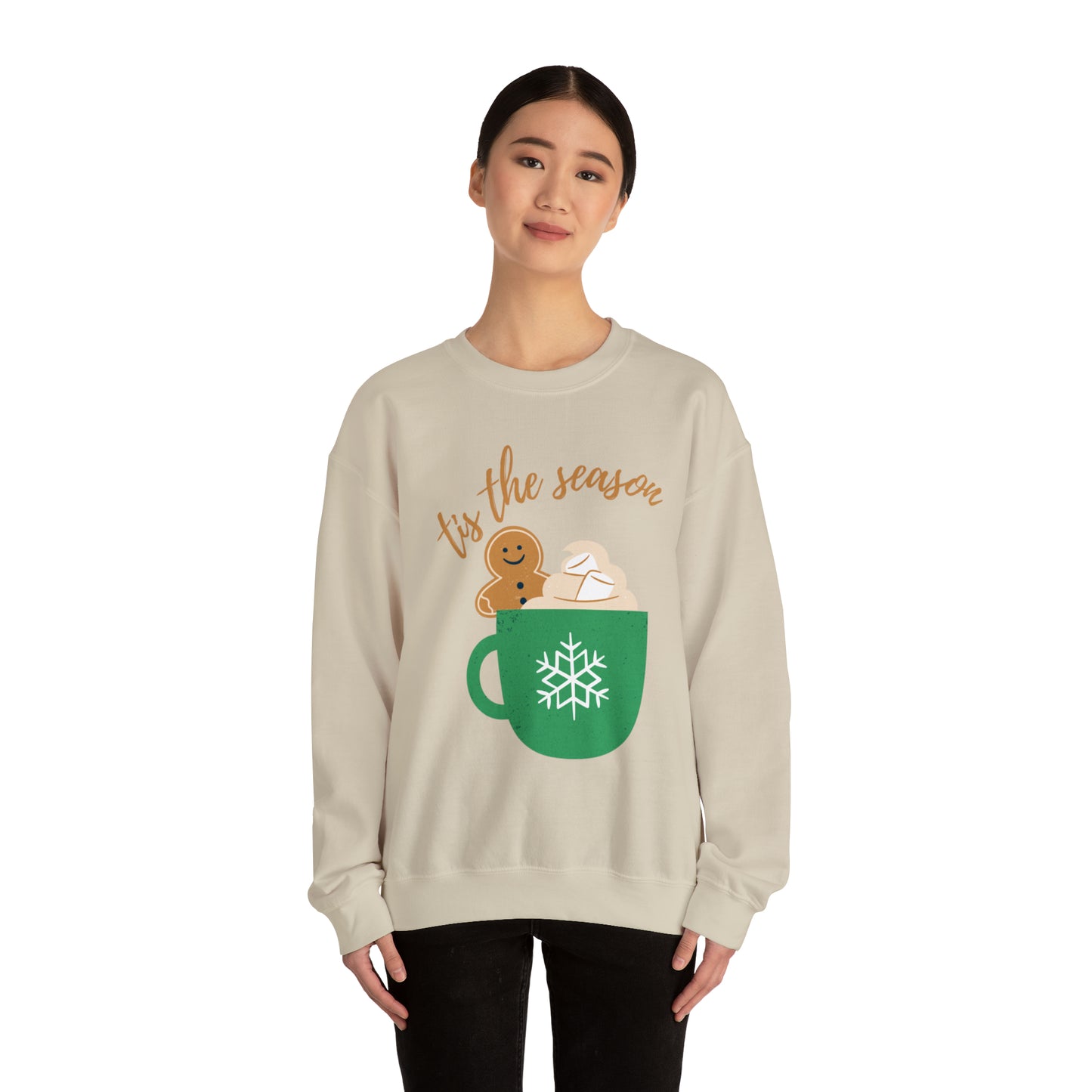 Tis The Season Latte Unisex Heavy Blend Crewneck Sweatshirt
