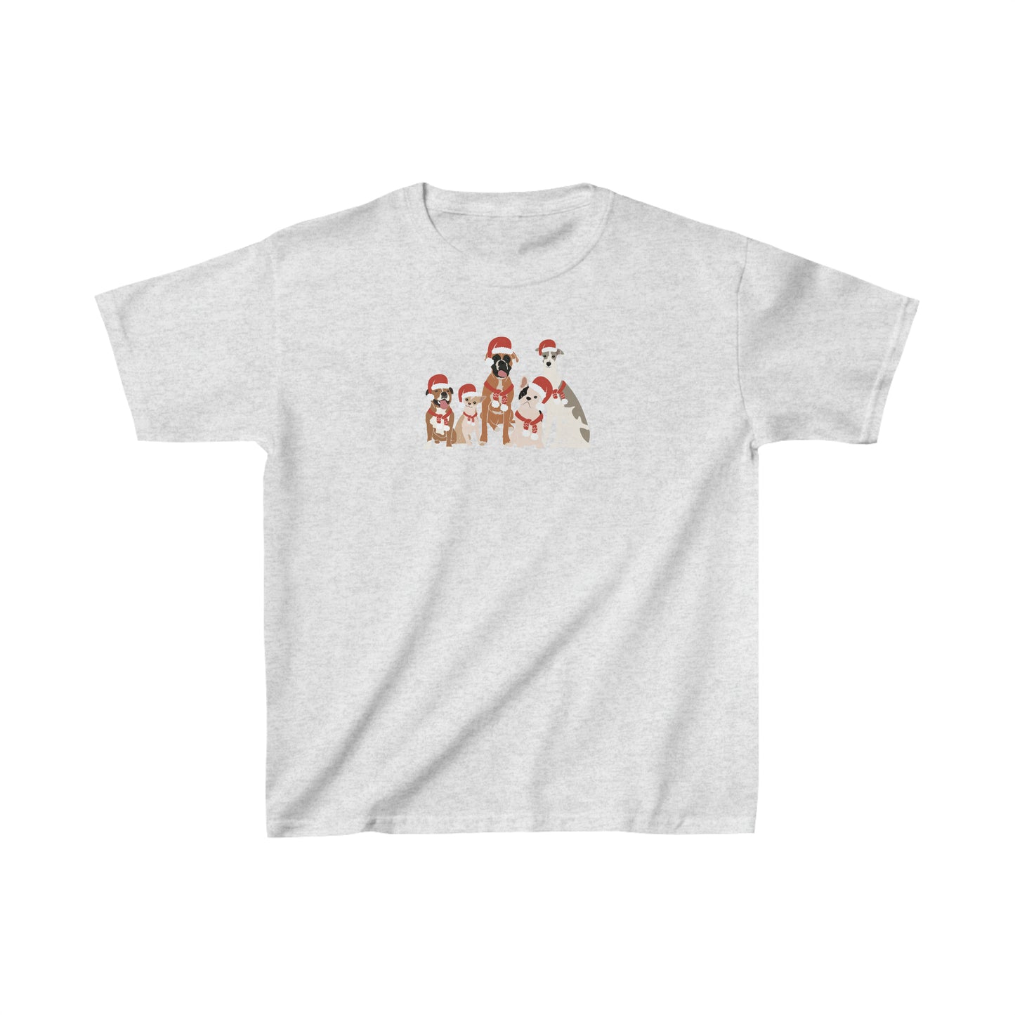 Santa Dogs Kids Heavy Cotton Tee