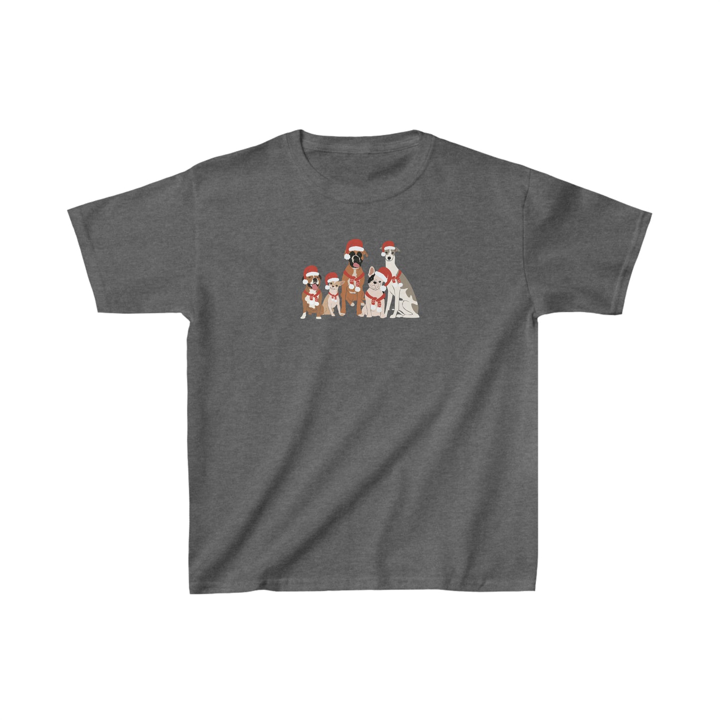 Santa Dogs Kids Heavy Cotton Tee
