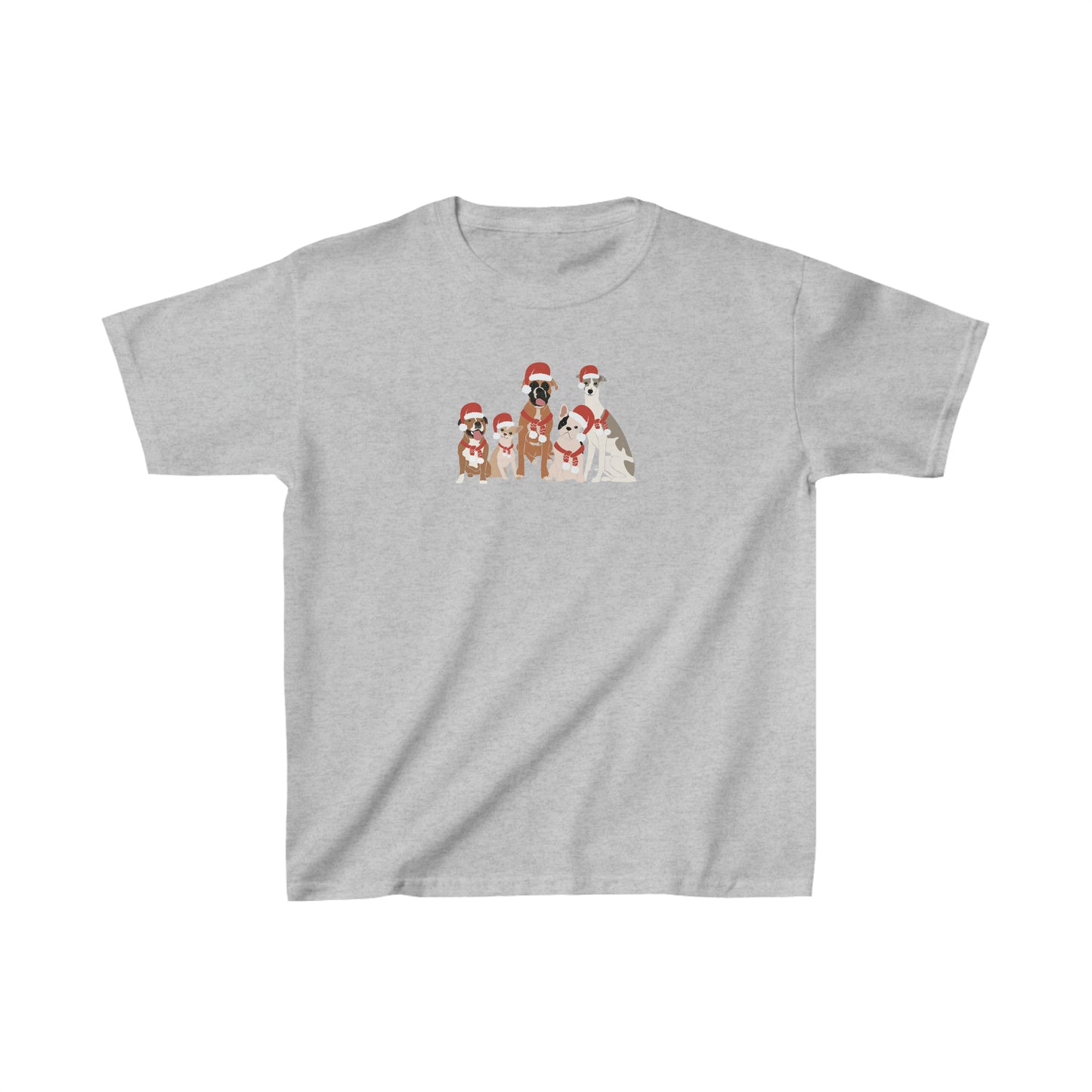 Santa Dogs Kids Heavy Cotton Tee