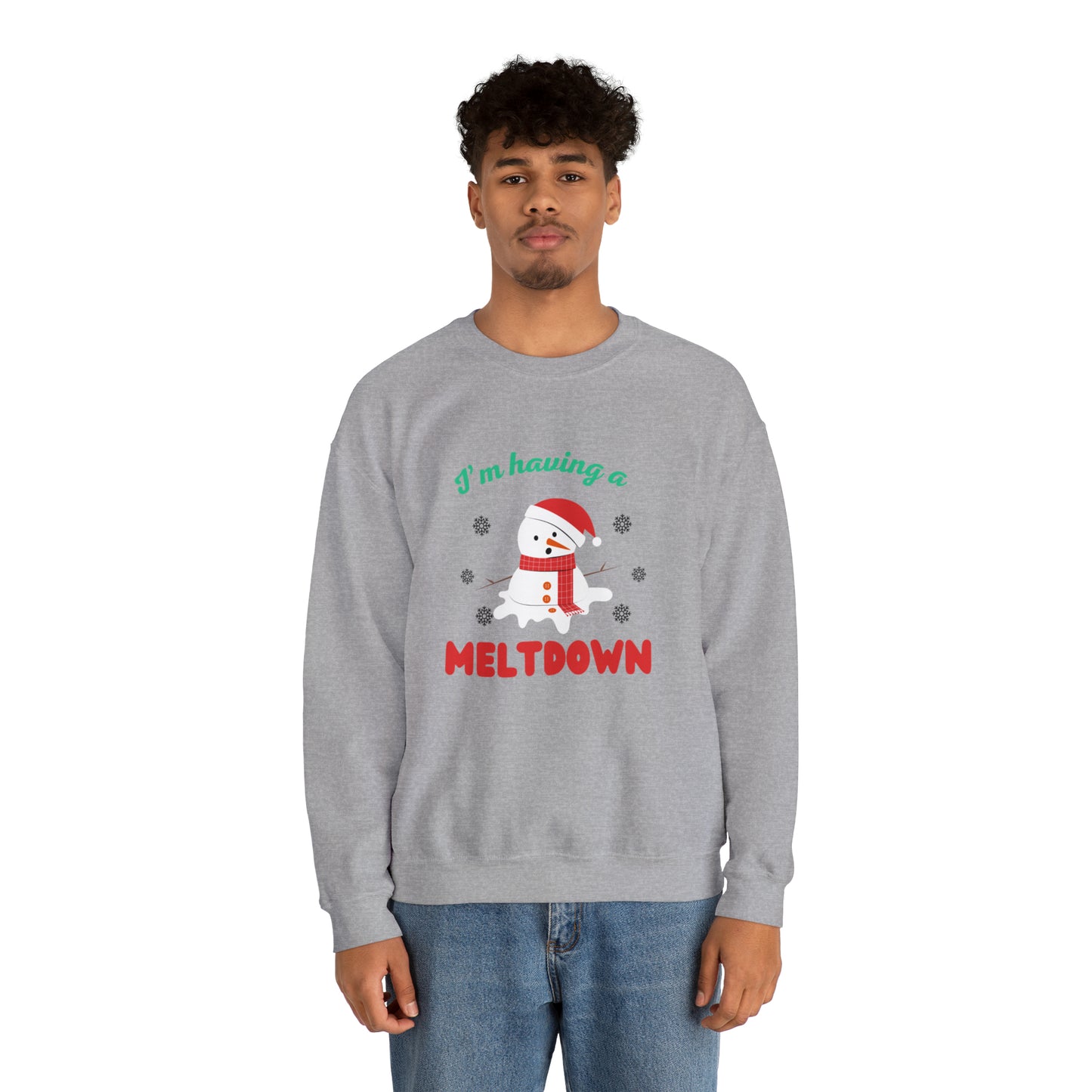 I’m having a meltdown snowman Unisex Sweatshirt