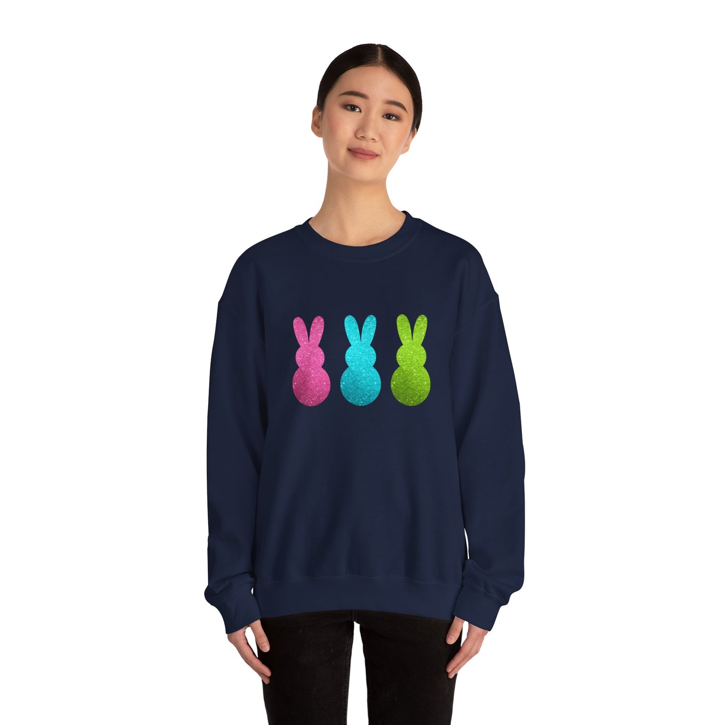 Sparkle Bunnies Unisex Crewneck Sweatshirt
