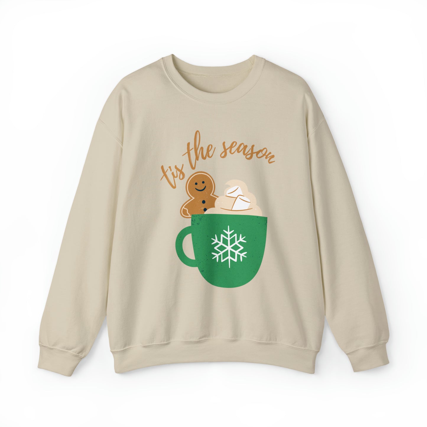 Tis The Season Latte Unisex Heavy Blend Crewneck Sweatshirt
