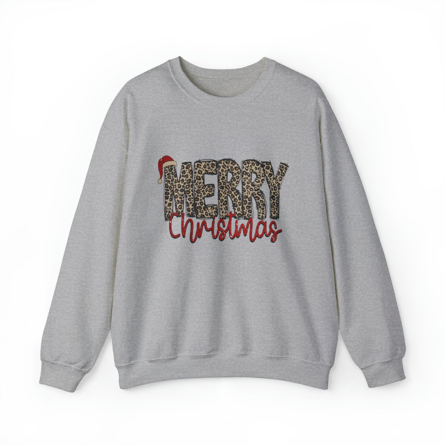 Merry Christmas Cheetah Unisex Sweatshirt