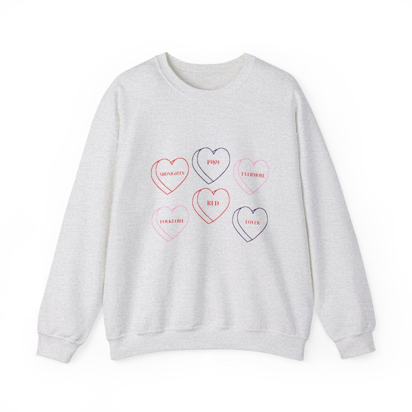 Taylor Eras Heart Crewneck Sweatshirt