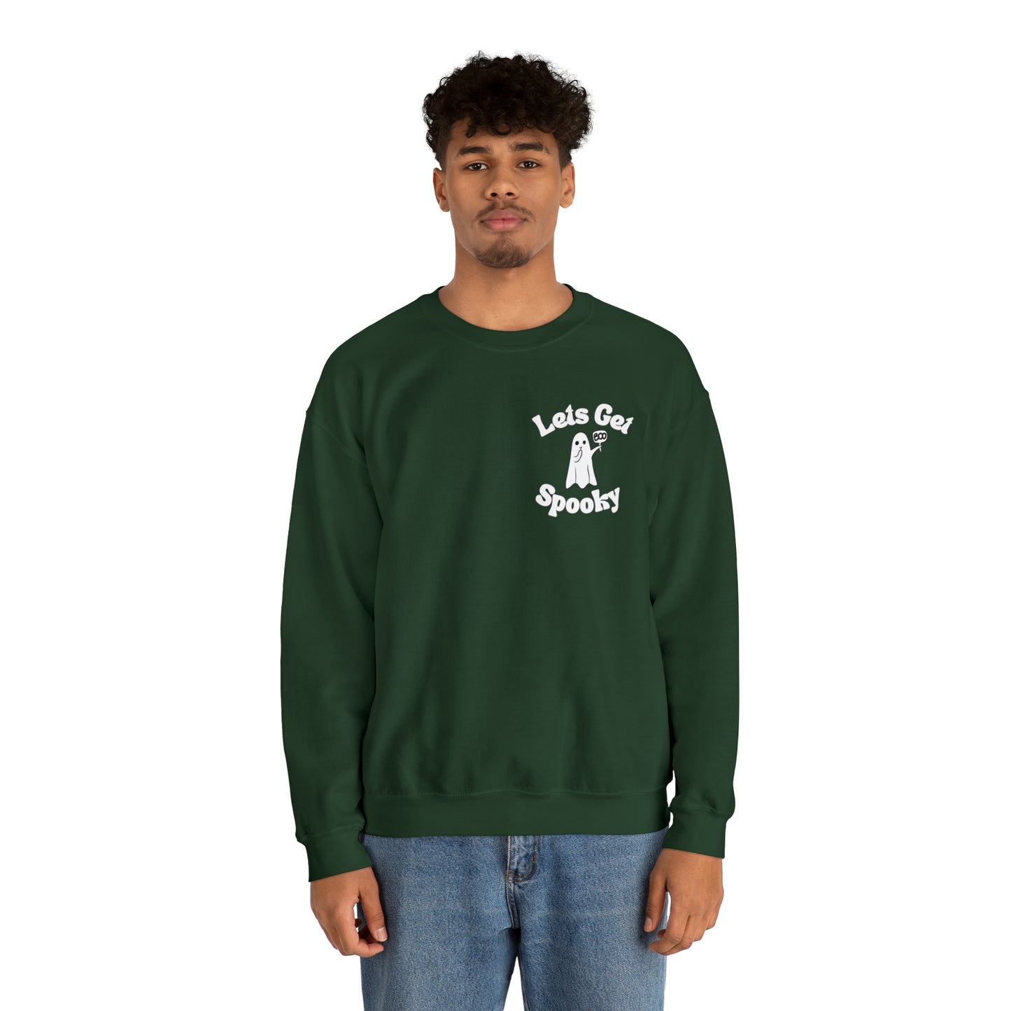 Let’s get spooky ghost Unisex Heavy Blend™ Crewneck Sweatshirt