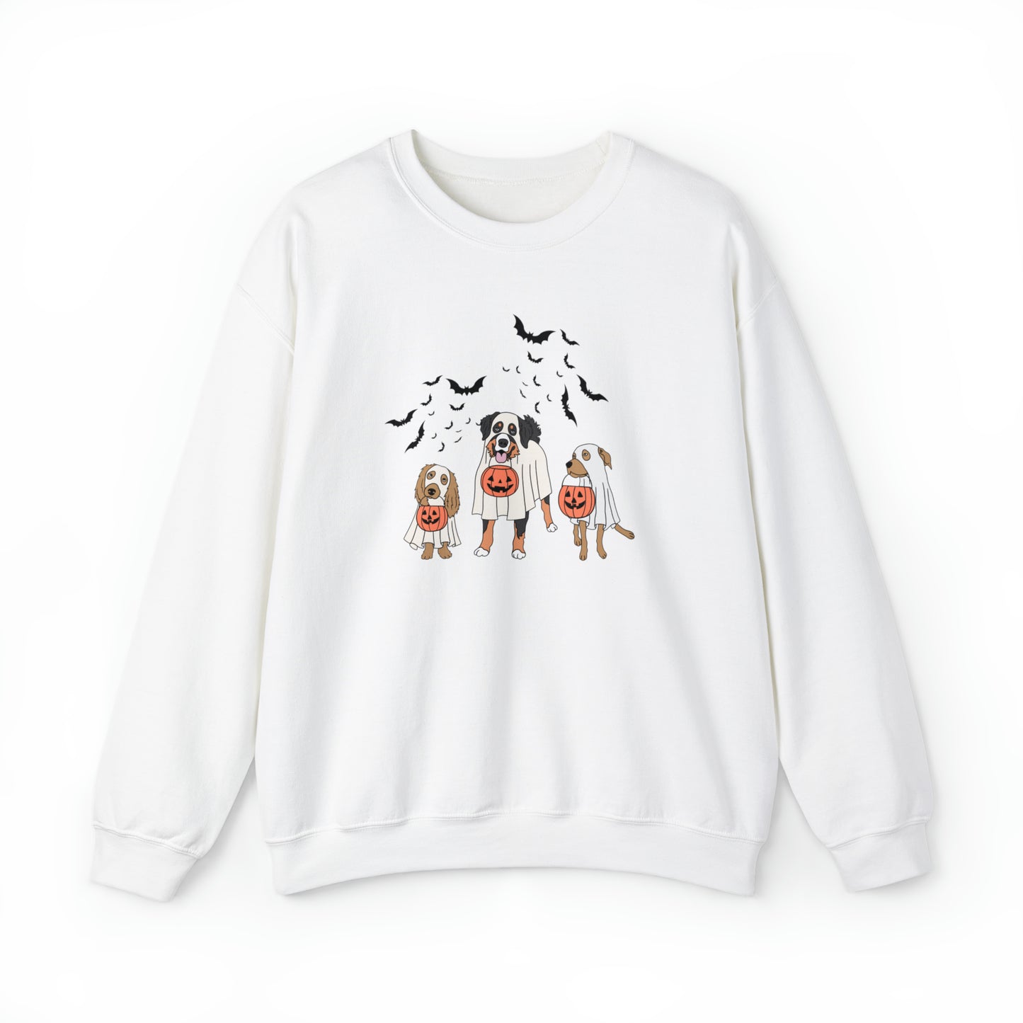 Dog ghosts Unisex Heavy Blend Crewneck Sweatshirt