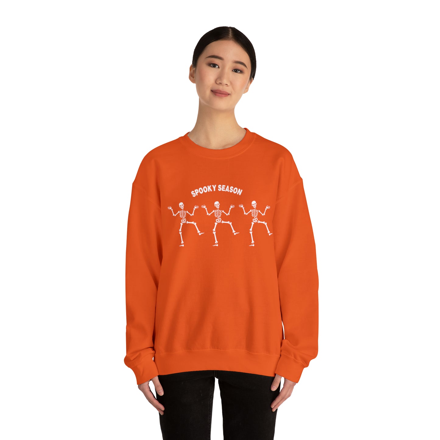 Spooky Season Skeletons Unisex Heavy Blend Crewneck Sweatshirt