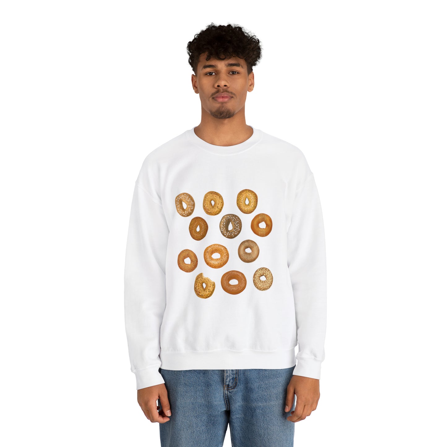 Bagels Unisex Heavy Blend Crewneck Sweatshirt