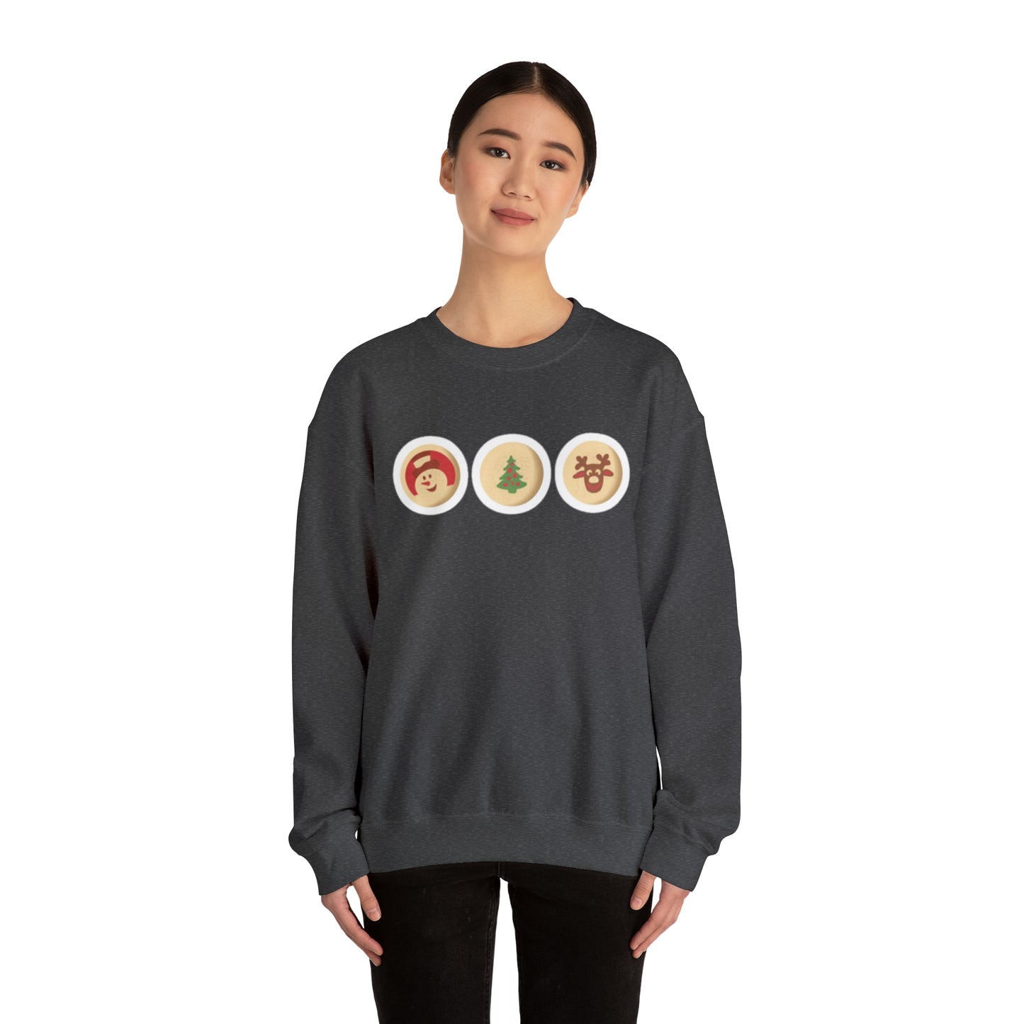Christmas Sugar Cookie Unisex Heavy Blend Crewneck Sweatshirt