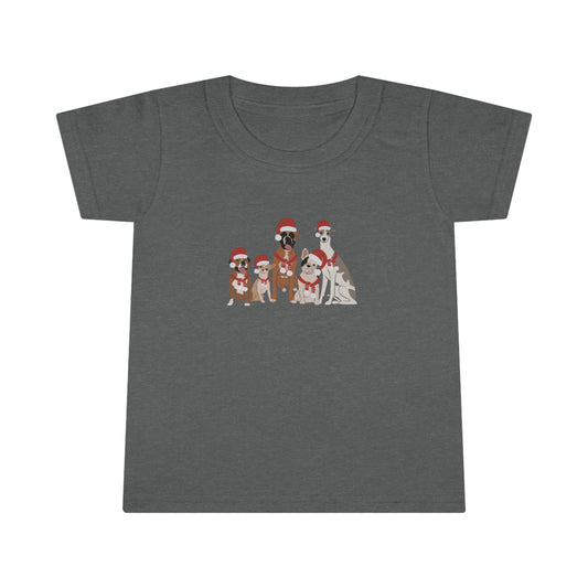 Santa Dogs Toddler T-shirt