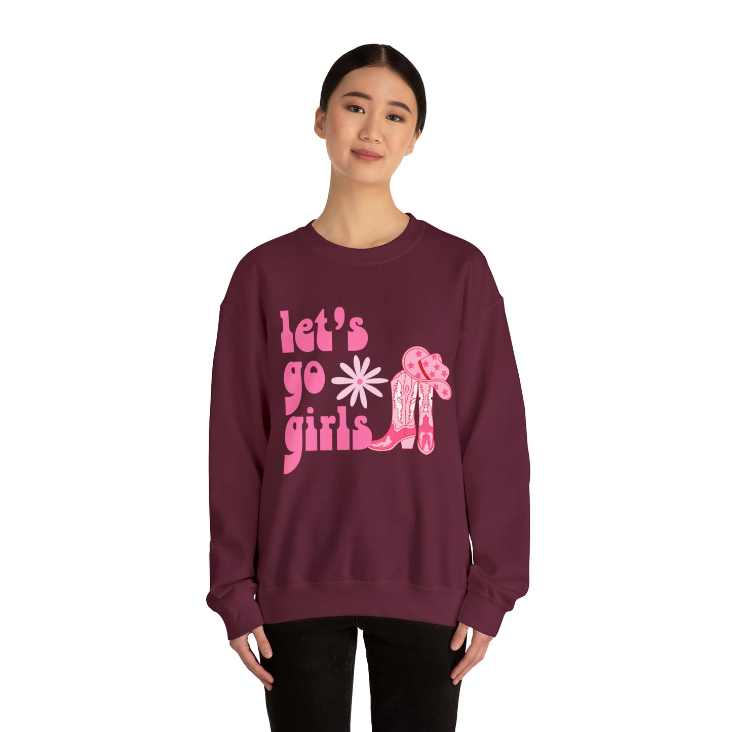 Lets Go Girls Unisex Heavy Blend™ Crewneck Sweatshirt
