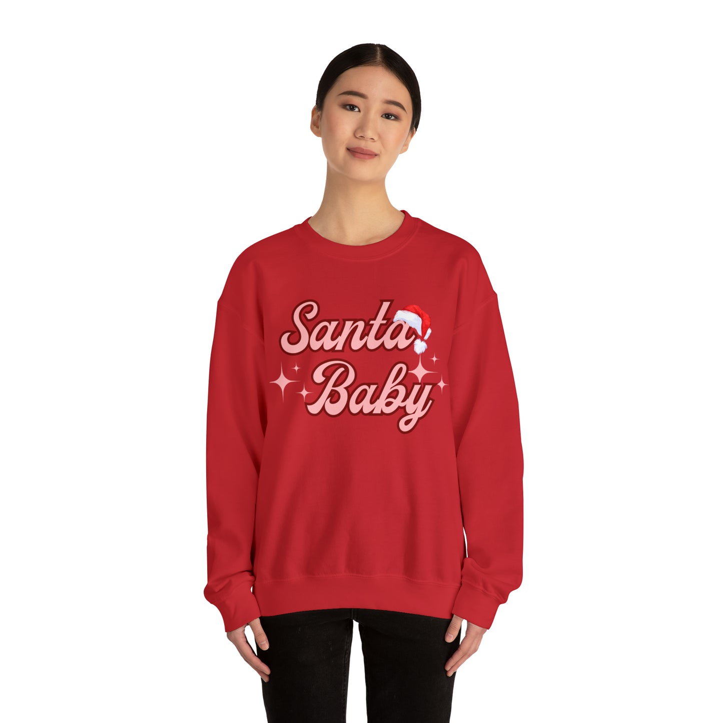 Santa Baby Unisex Heavy Blend Crewneck Sweatshirt