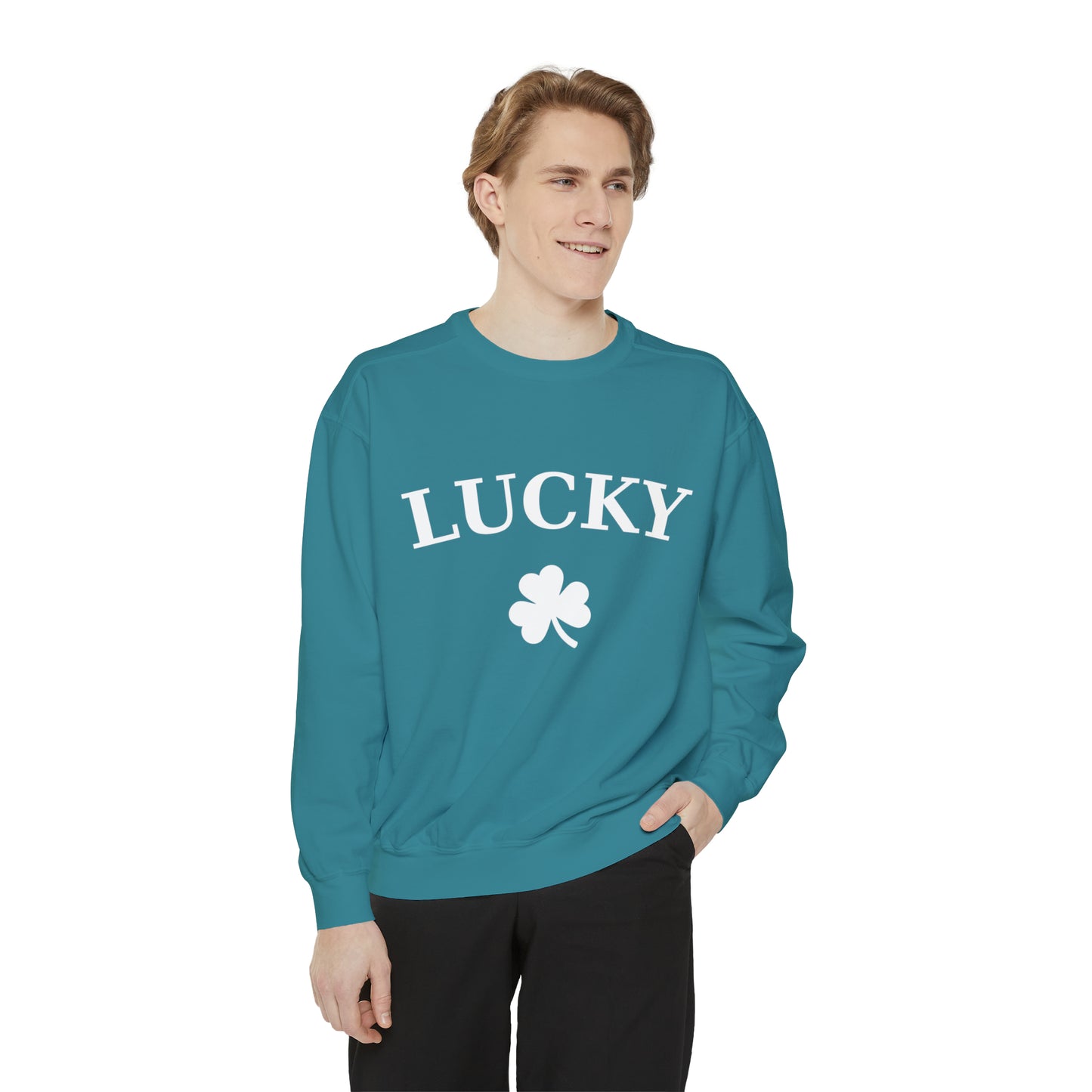 Lucky Comfort Colors Unisex Sweatshirt