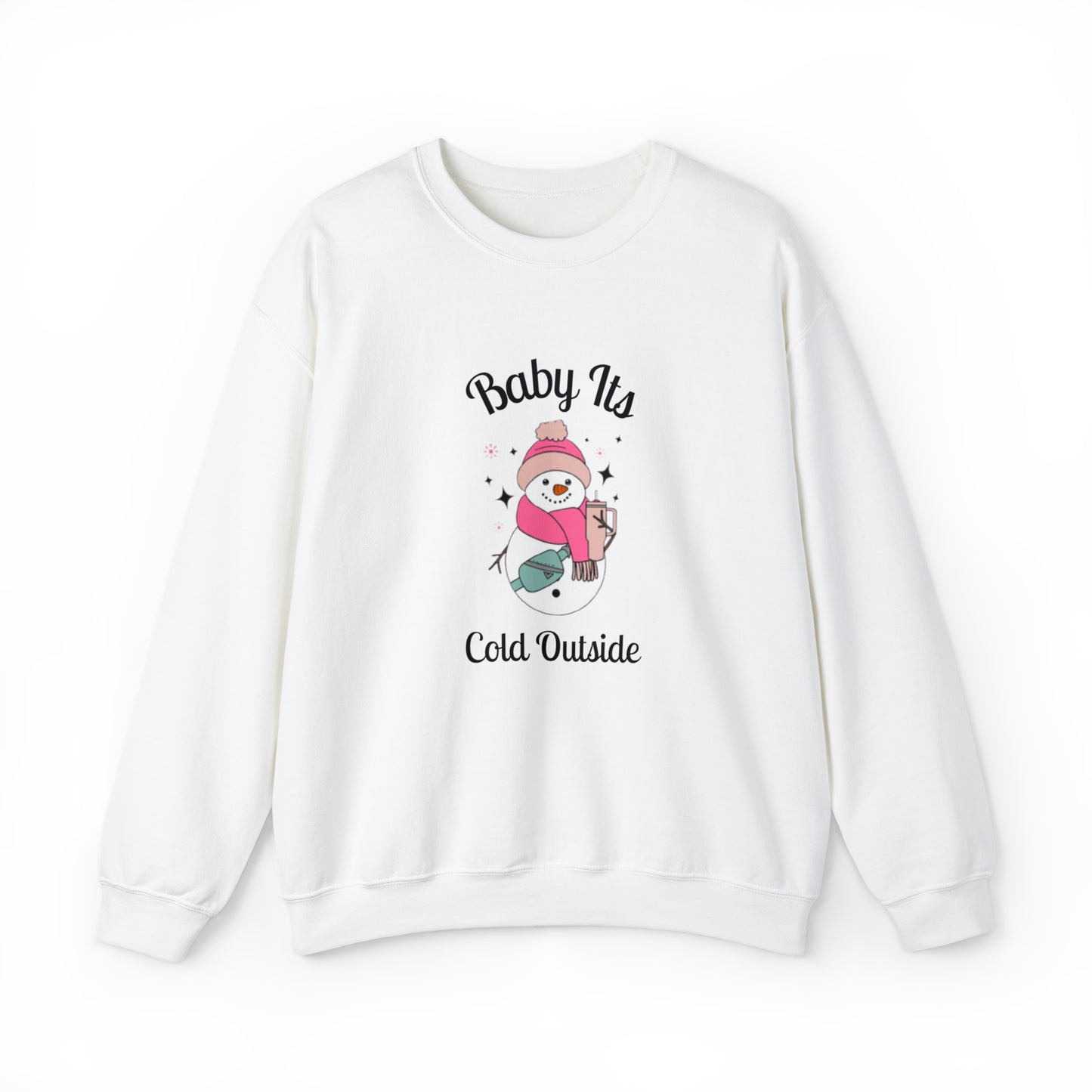 Baby Its Cold Outside Snowman Stanley Unisex Heavy Blend Crewneck Sweatshirt