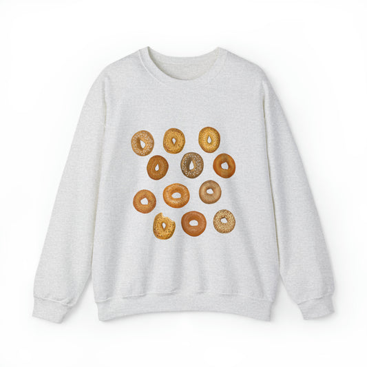 Bagels Unisex Heavy Blend Crewneck Sweatshirt