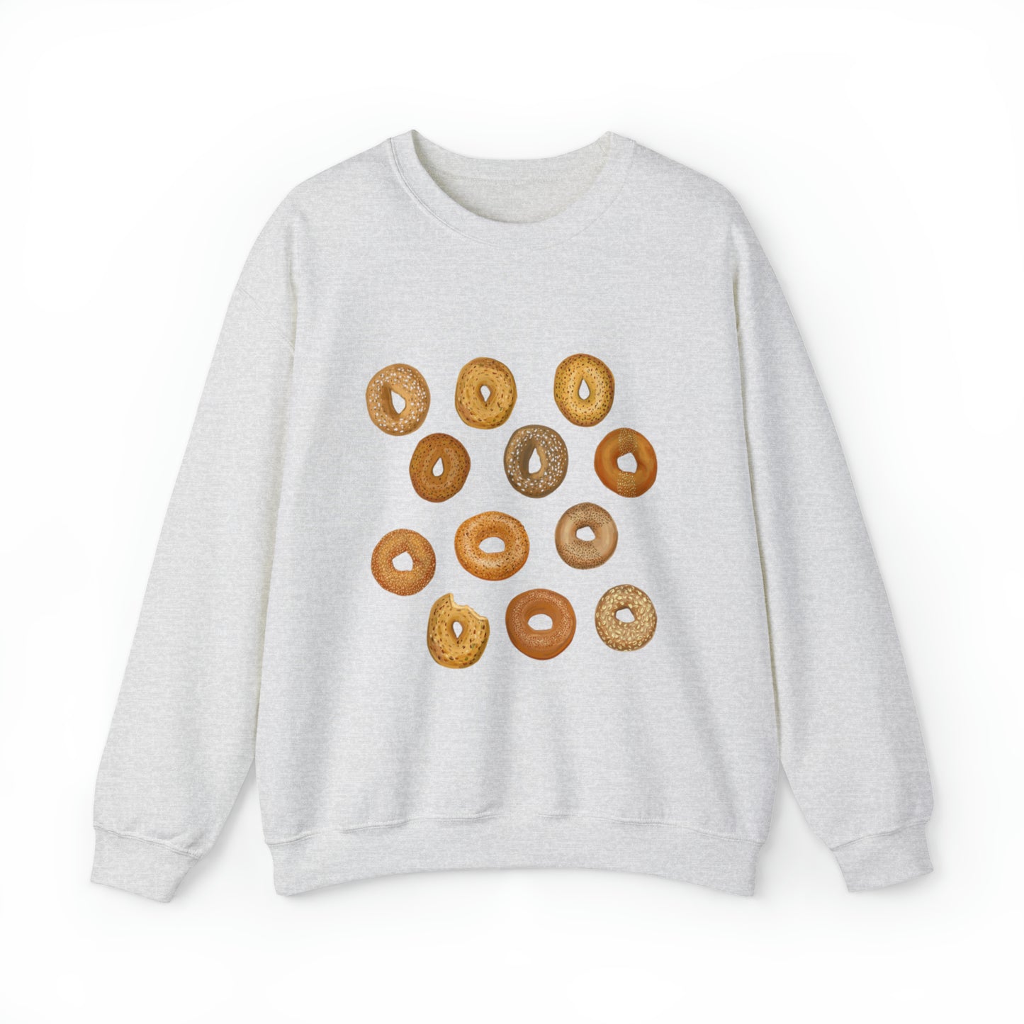 Bagels Unisex Heavy Blend Crewneck Sweatshirt