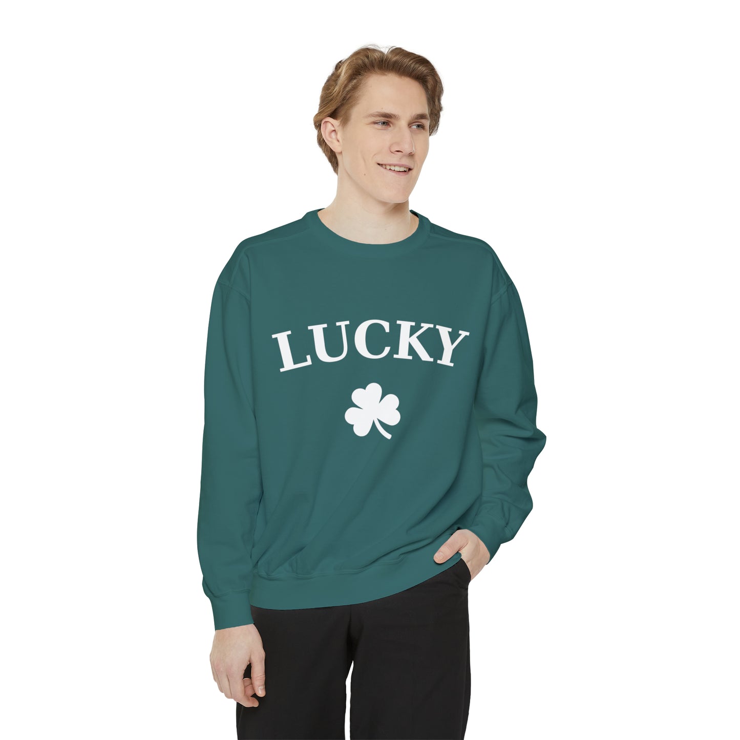 Lucky Comfort Colors Unisex Sweatshirt