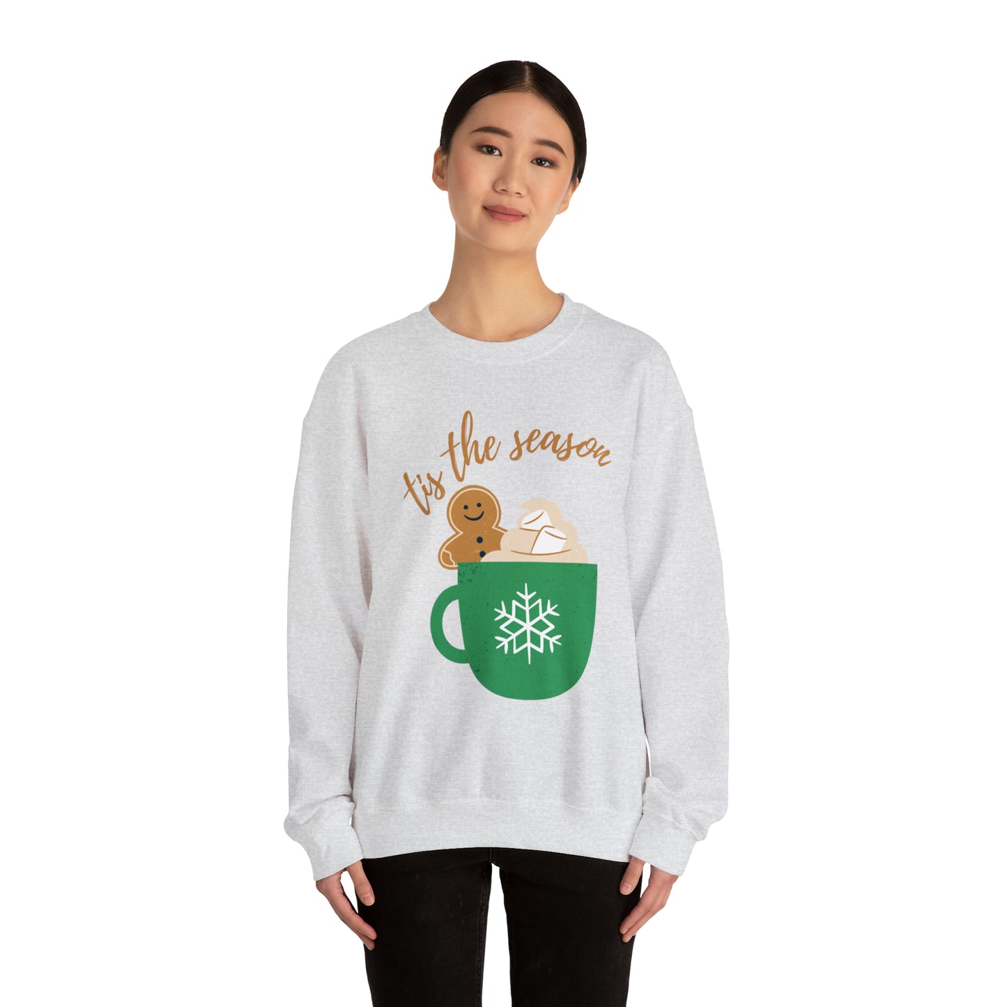 Tis The Season Latte Unisex Heavy Blend Crewneck Sweatshirt