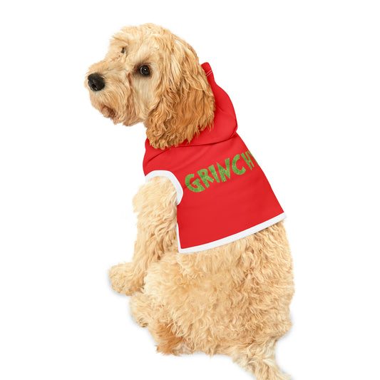 Grinchy Red Pet Hoodie