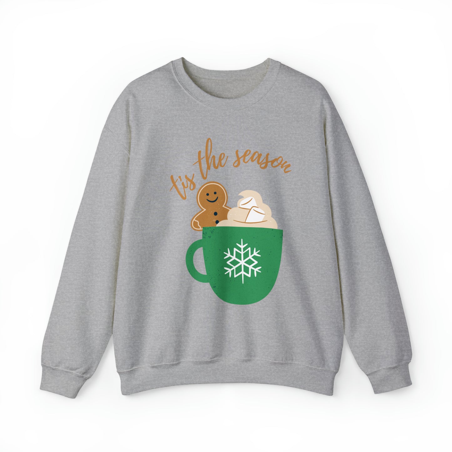 Tis The Season Latte Unisex Heavy Blend Crewneck Sweatshirt