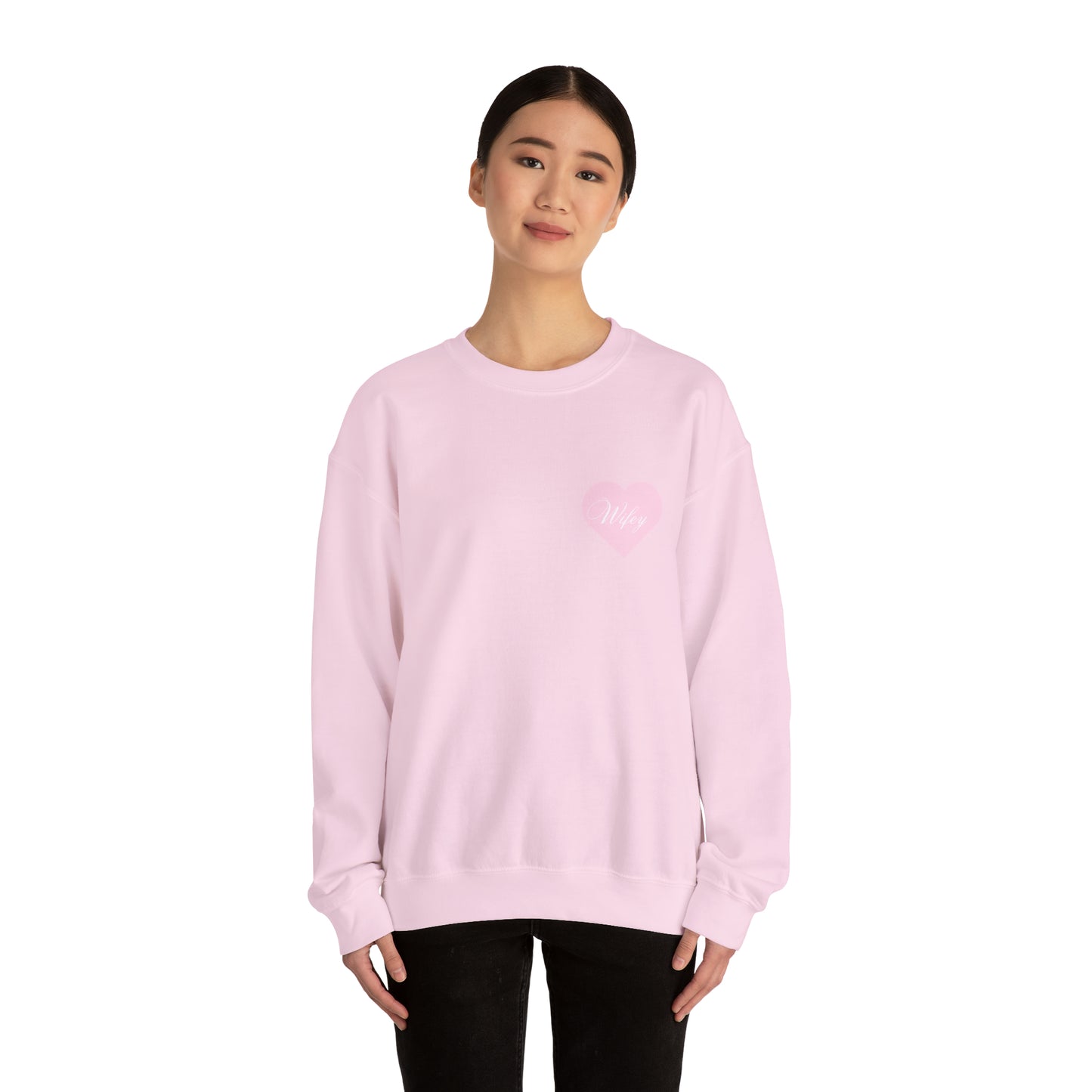 Wifey Heart Unisex Heavy Blend™ Crewneck Sweatshirt