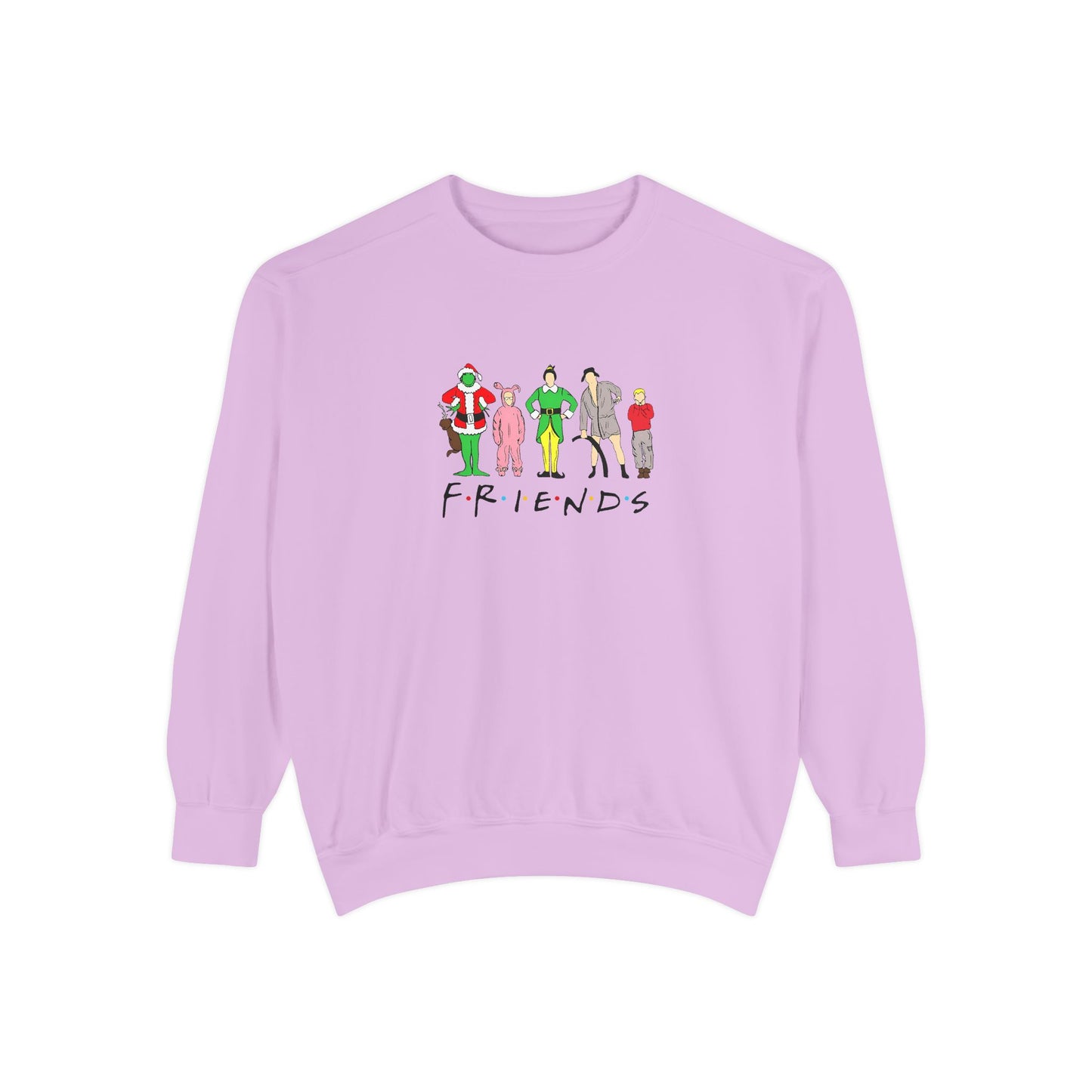 Friends comfort colors Unisex Garment-Dyed Sweatshirt