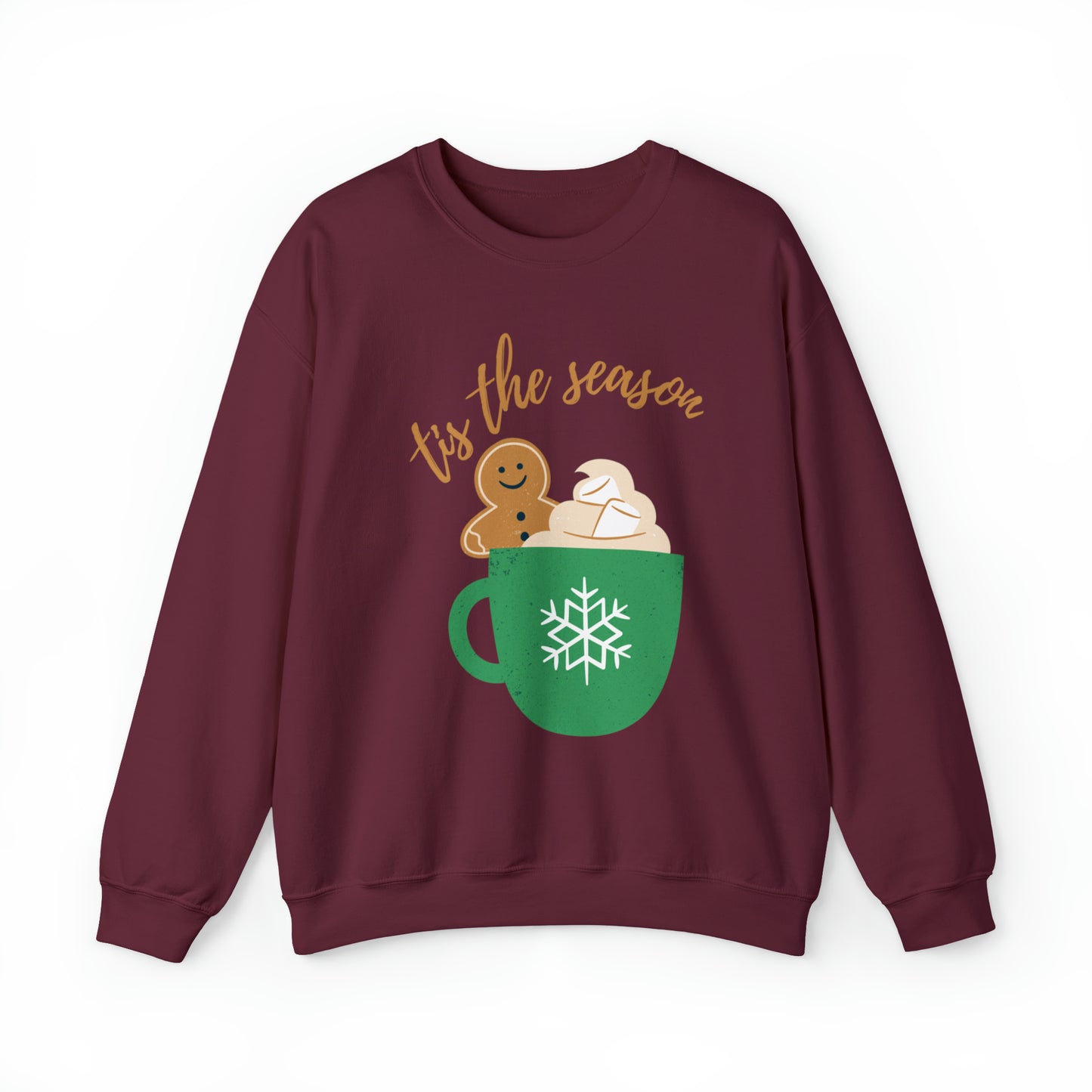 Tis The Season Latte Unisex Heavy Blend Crewneck Sweatshirt