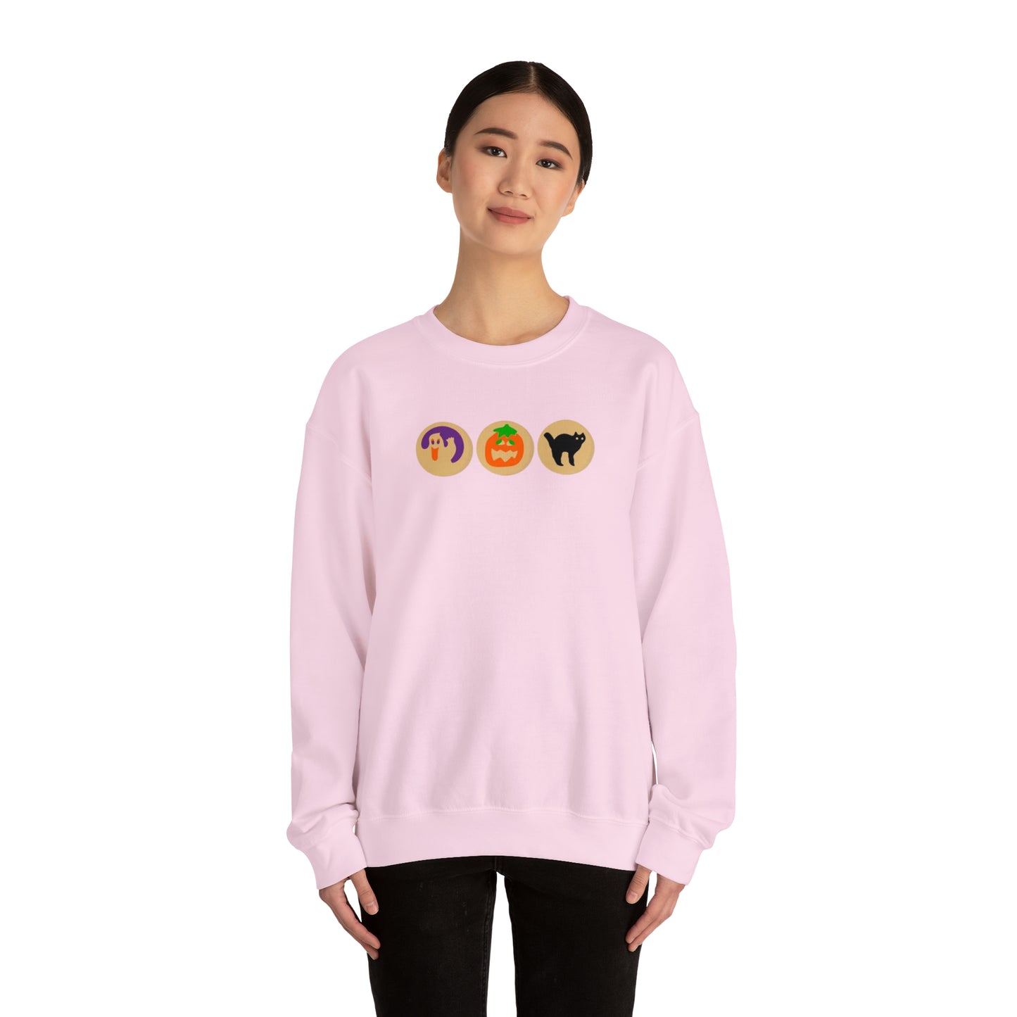 Halloween sugar cookie Unisex Heavy Blend Crewneck Sweatshirt