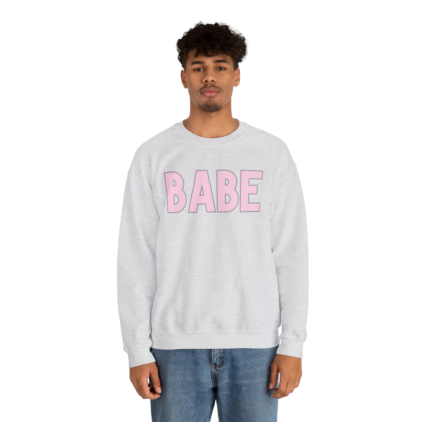 Babe Unisex Heavy Blend Crewneck Sweatshirt