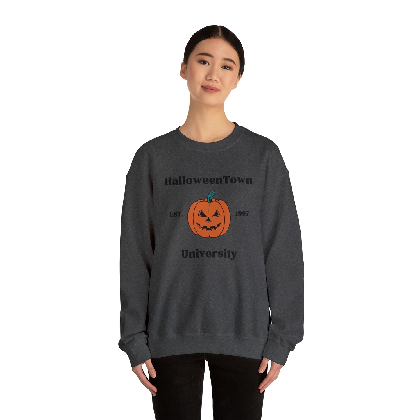 Halloween Town Pumpkin Crewneck Sweatshirt