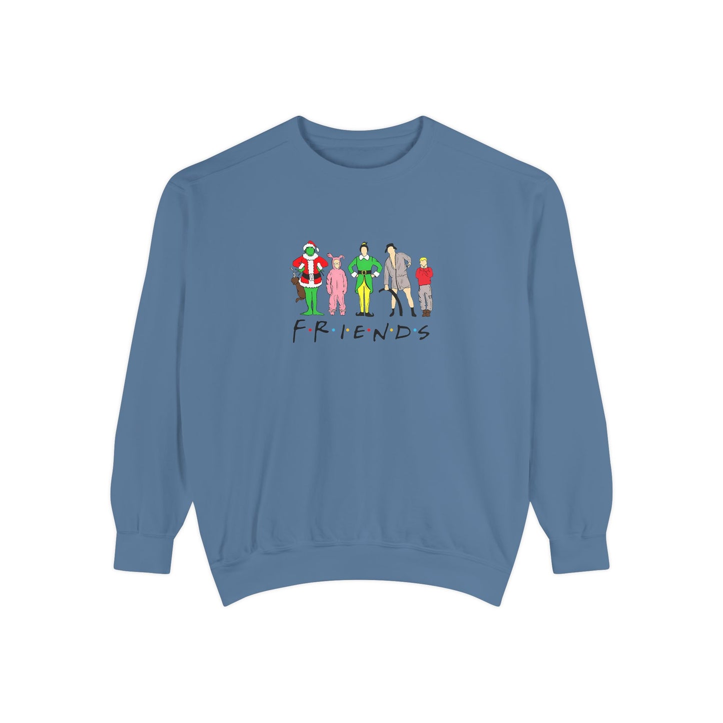 Friends comfort colors Unisex Garment-Dyed Sweatshirt