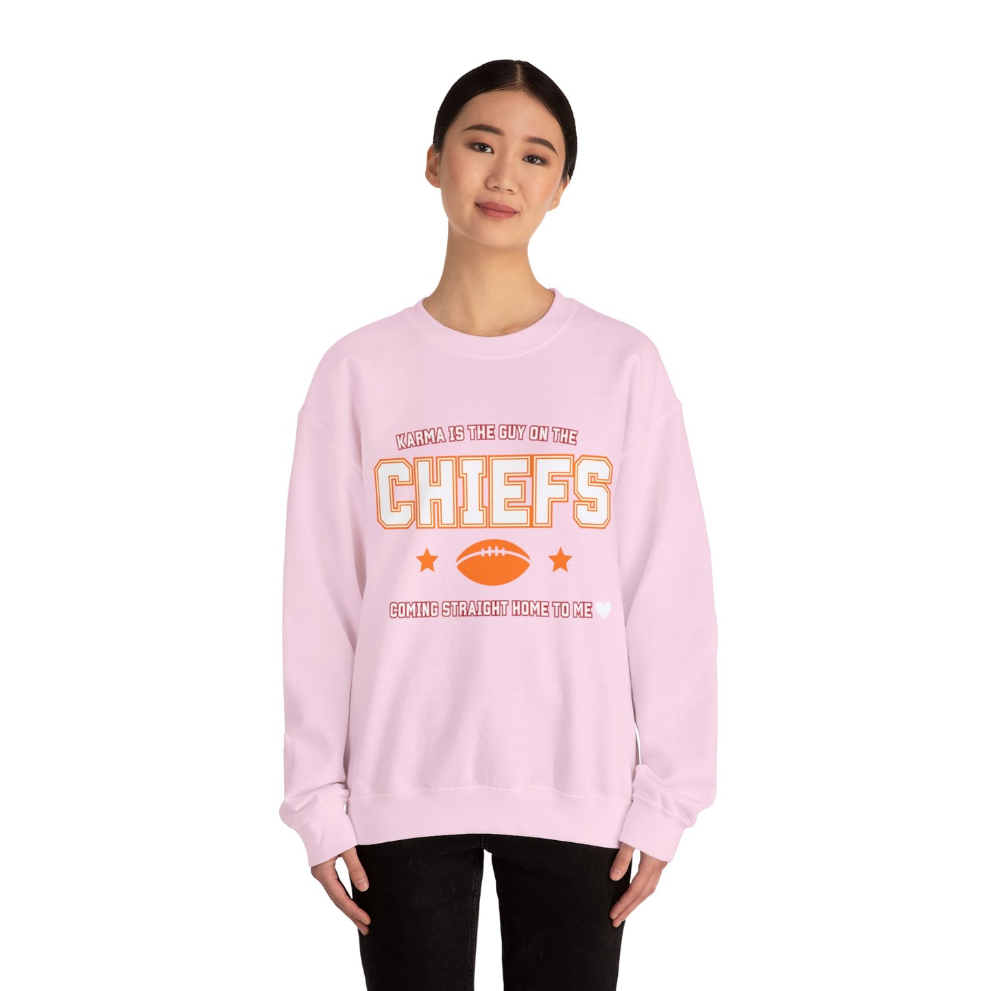 Karma Is The Guy On The Chiefs Unisex Crewneck