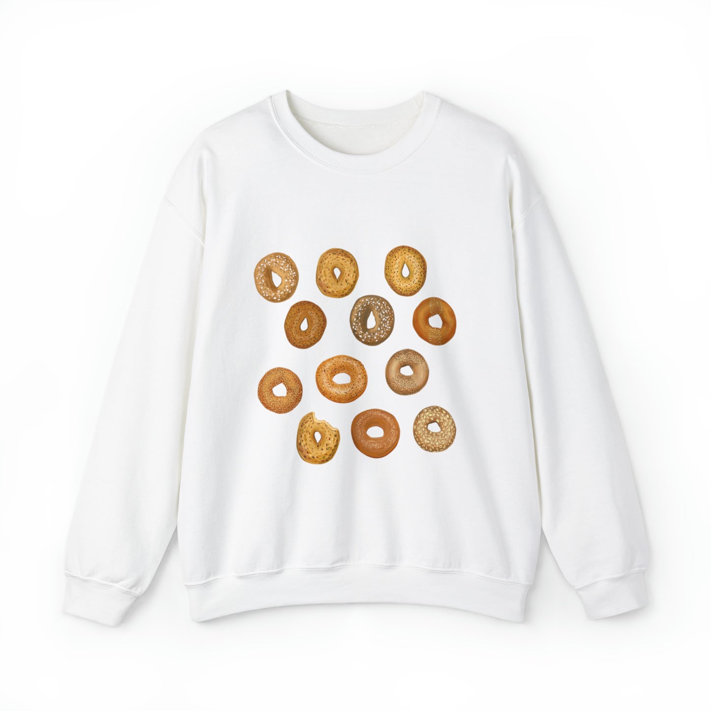 Bagels Unisex Heavy Blend Crewneck Sweatshirt