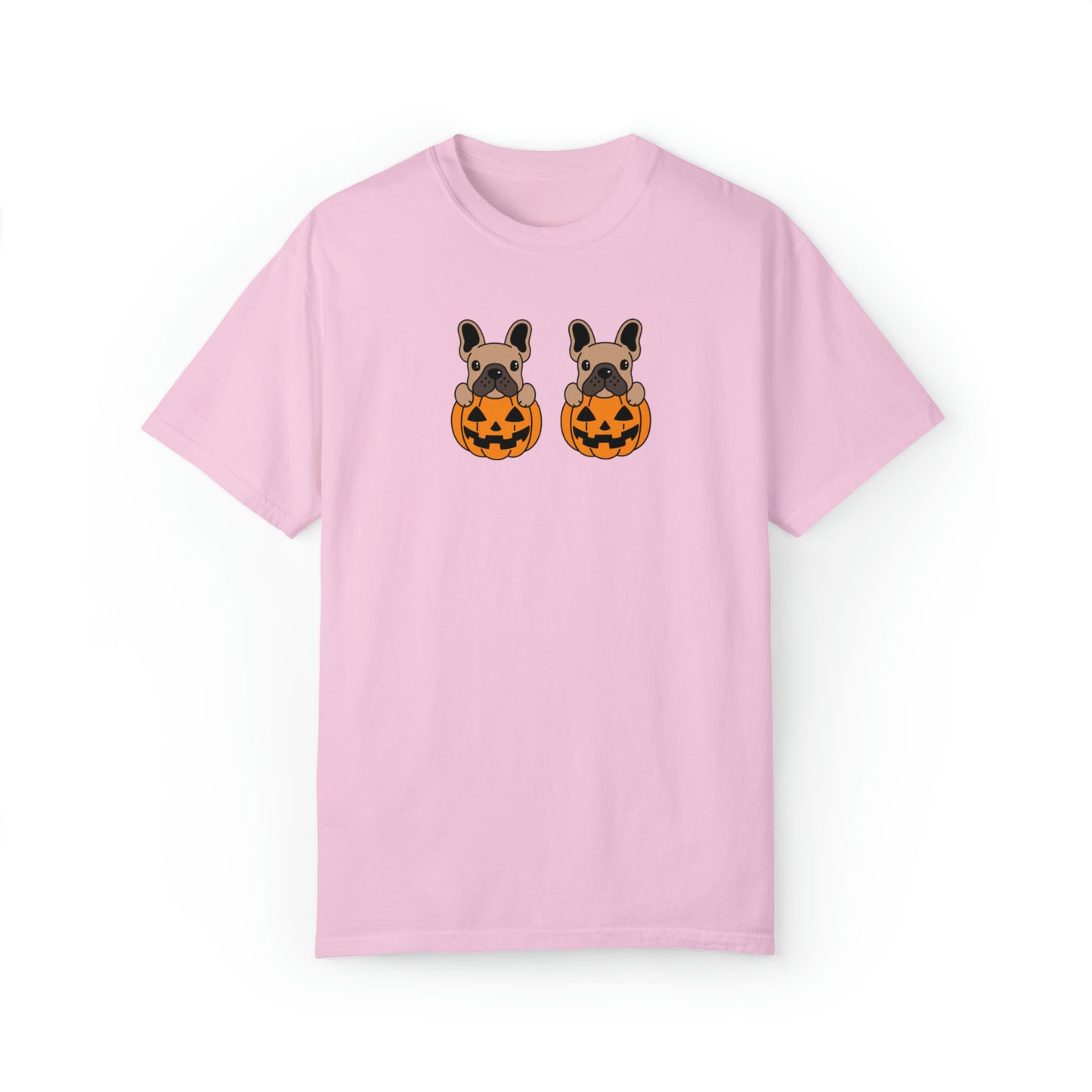 Doggie Pumpkins Unisex Garment-Dyed T-shirt