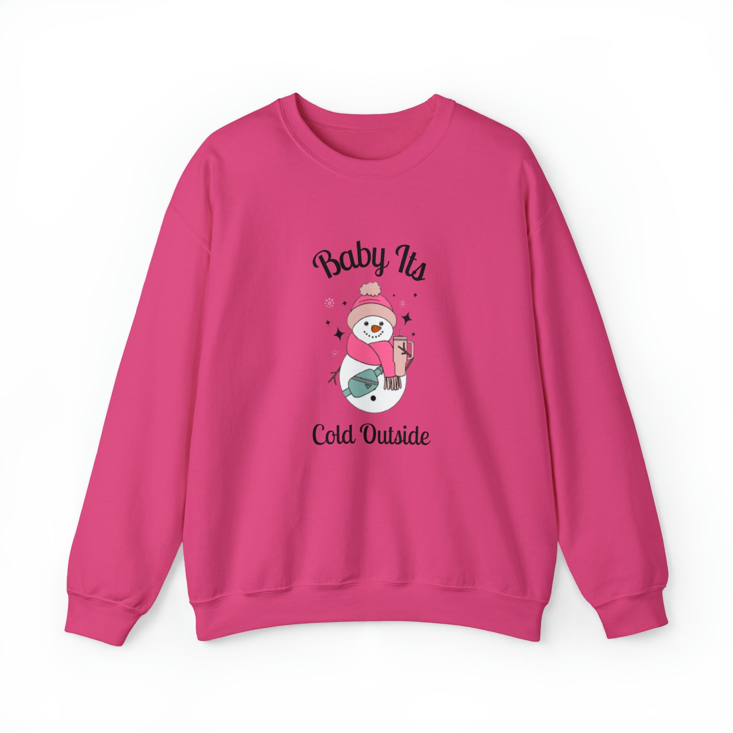 Baby Its Cold Outside Snowman Stanley Unisex Heavy Blend Crewneck Sweatshirt