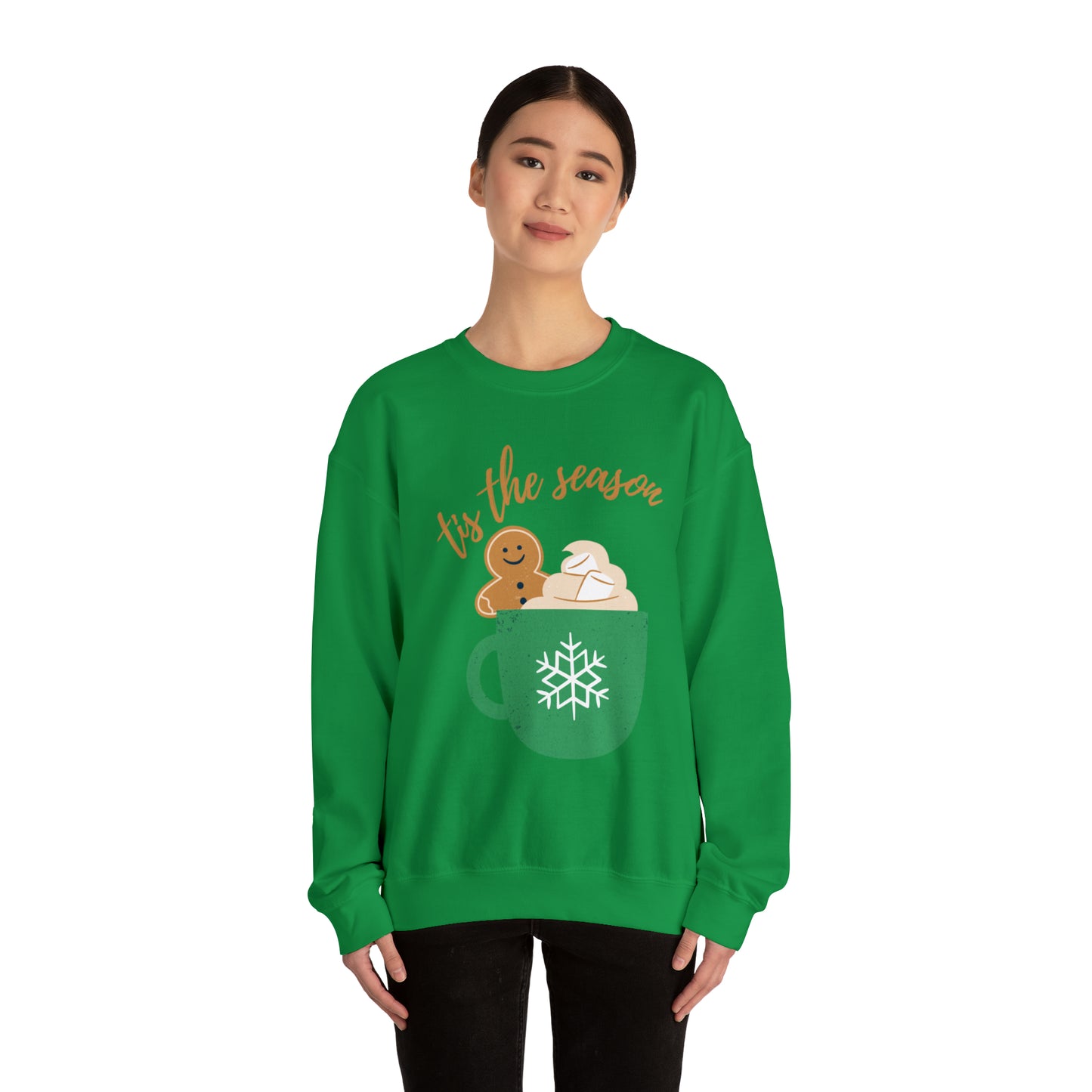 Tis The Season Latte Unisex Heavy Blend Crewneck Sweatshirt