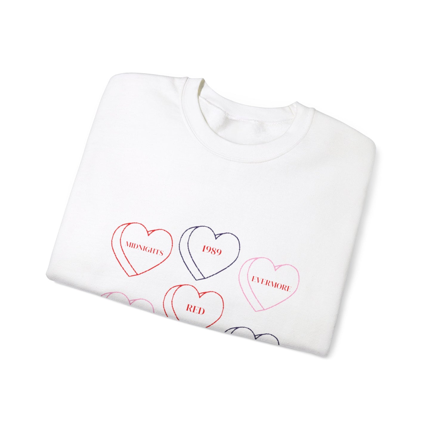 Taylor Eras Heart Crewneck Sweatshirt