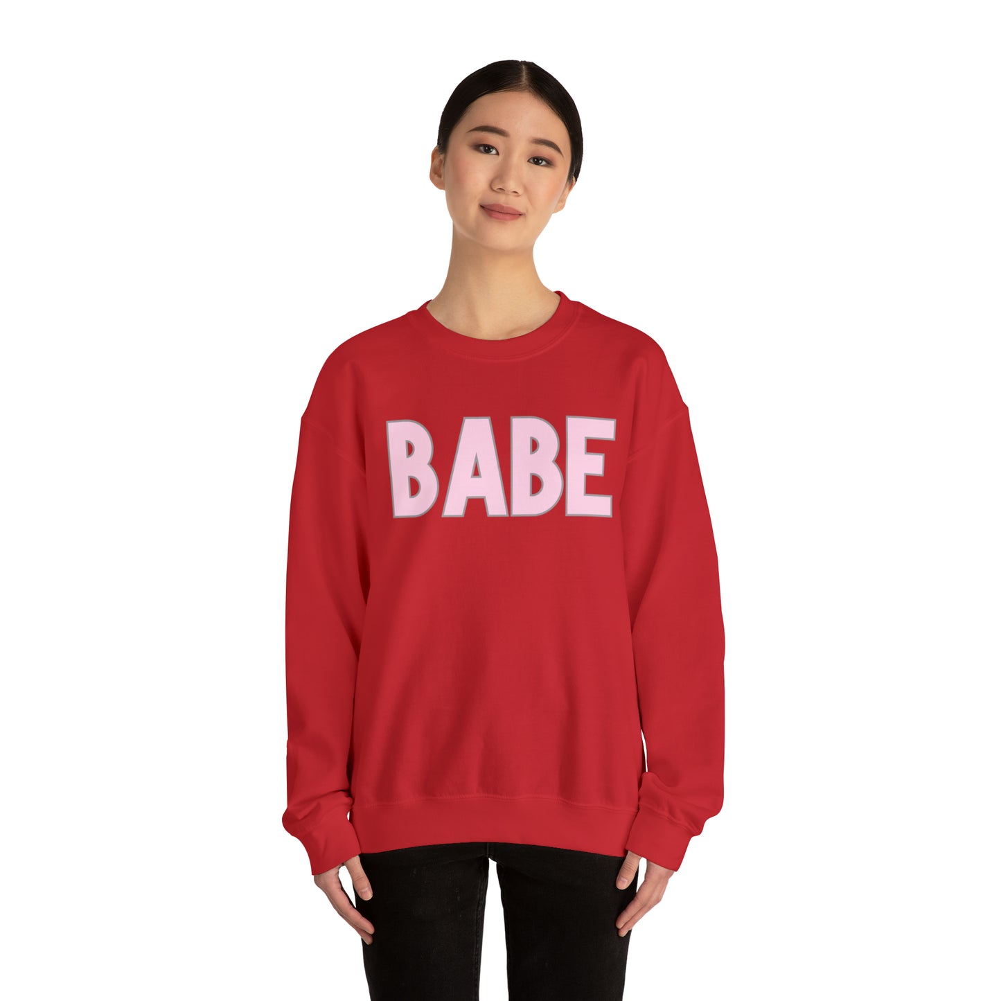 Babe Unisex Heavy Blend Crewneck Sweatshirt
