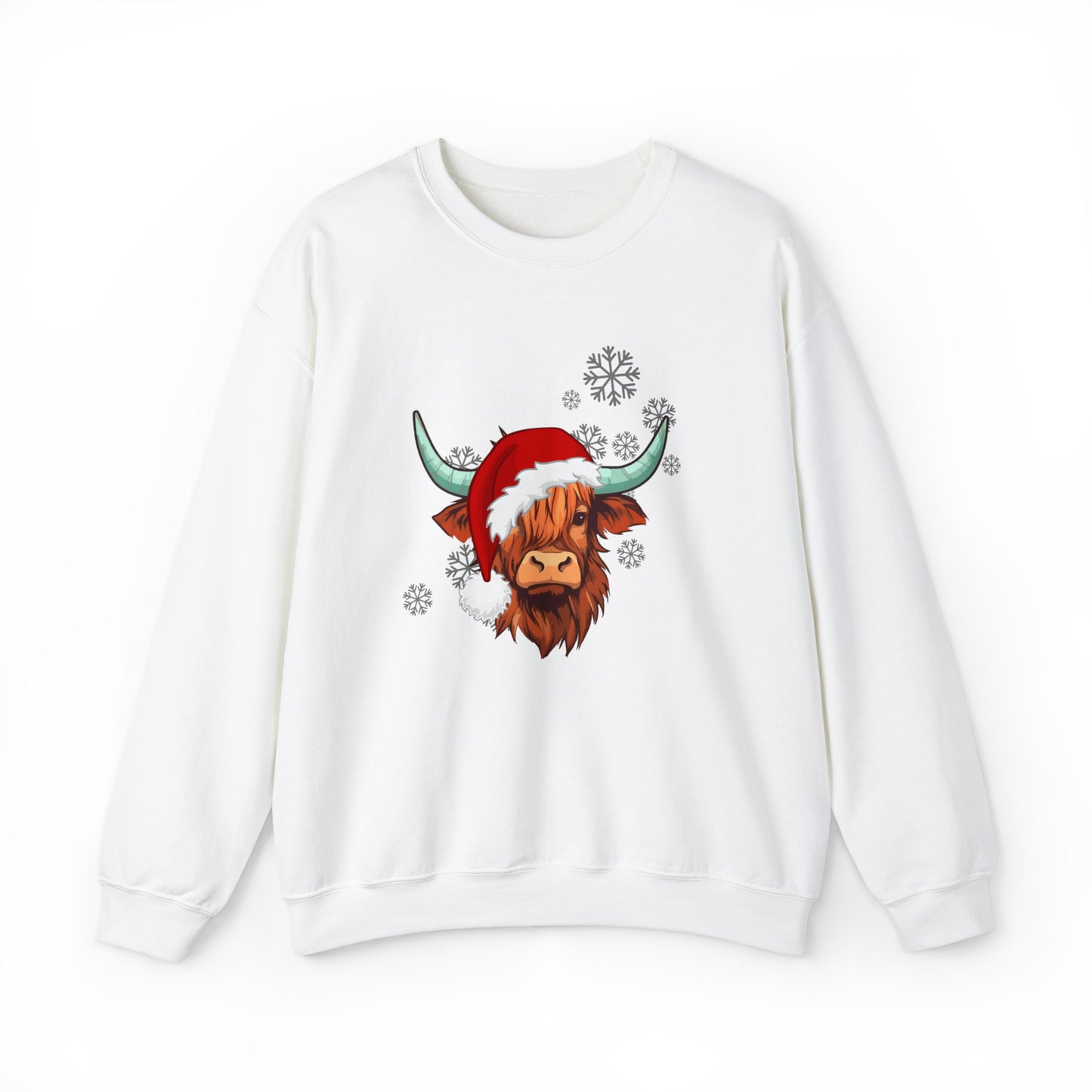 Highland Cow Santa Unisex Sweatshirt