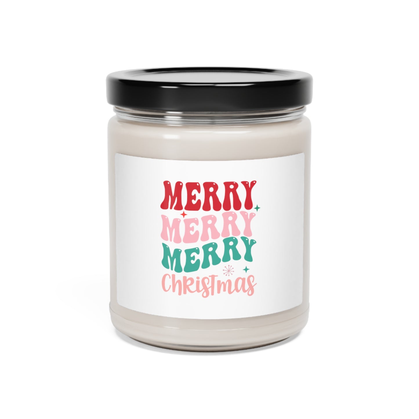 Merry Christmas Scented Soy Candle, 9oz